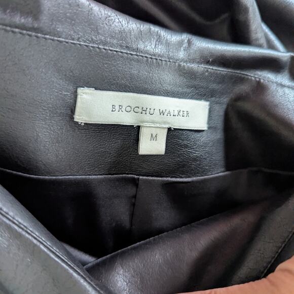 Women's Brochu Walker Gina Ruched Pencil Skirt Medium - Picture 7 of 7